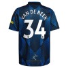 Officiële Voetbalshirt Manchester United Donny van de Beek 34 Derde 2021-22 - Heren